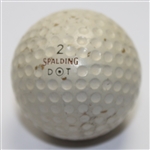 Dwight Eisenhower Personal Spalding Dot #2 'MR. PRESIDENT' Golf Ball (With Consistent Use)