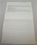 Ben Hogan's Personal Signed American Express Gold Card Agreement JSA ALOA