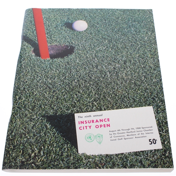 1960 Insurance City Open Program - Arnold Palmer Win