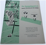1960 Insurance City Open Program - Arnold Palmer Win