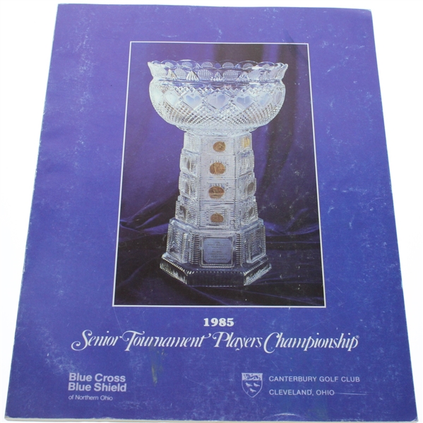 1985 Senior Tournament Players Championship Program - Arnold Palmer Win