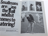 Tony Jacklin Signed 1969 Open Championship at Royal Lytham & St. Annes Program JSA ALOA