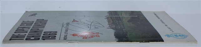 Tony Jacklin Signed 1969 Open Championship at Royal Lytham & St. Annes Program JSA ALOA