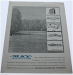 1963 Cleveland Open Pairing Sheet - Arnold Palmer Win