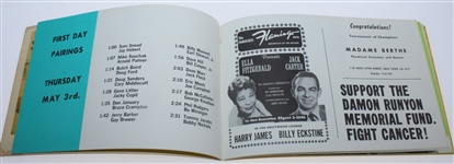 1962 Tournament of Champions Program - Arnold Palmer Win
