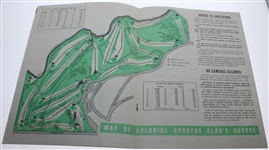 1962 Colonial Invitational Program - Arnold Palmer Win