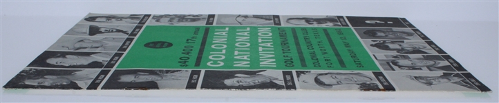 1962 Colonial Invitational Program - Arnold Palmer Win
