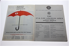 1963 Los Angeles Open Program - Arnold Palmer Win