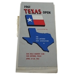 1961 Texas Open Golf Tournament Program and Marshal Arm Band - Arnold Palmer Win