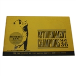 1962 Tournament of Champions Program - Arnold Palmer Win