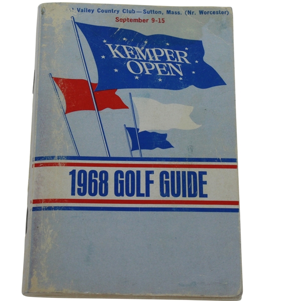 1968 Kemper Open Golf Guide - Arnold Palmer Win