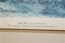 'The Chip Shot' Ltd Ed 124/950 by Donald Voorhees - Framed