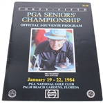 1984 PGA Senior Championship Program - Arnold Palmer Win