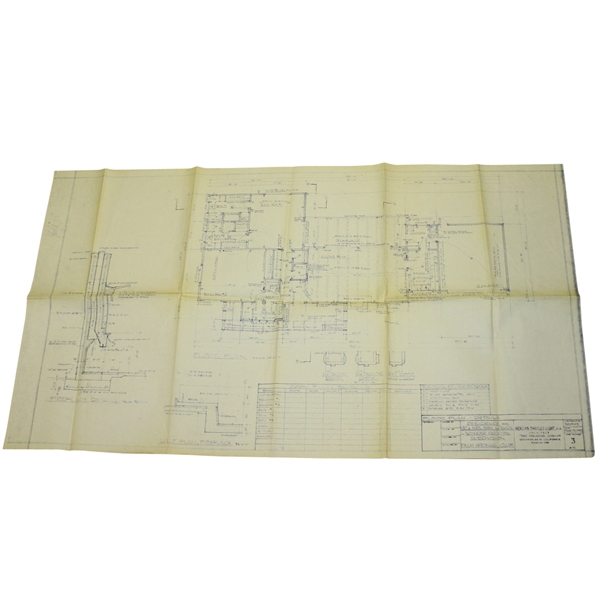 Ben Hogans Personal Palm Springs Home Blue Prints