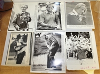 Fifty Jack Nicklaus Original Sporting News Collection Laserprint Wire Photos - 50