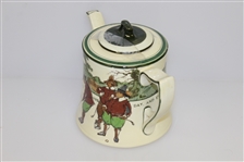 Circa 1920's Royal Doulton Golf Teapot with Lid - R. Wayne Perkins Collection