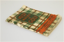 1937 Rules of Golf by The Worthington Ball Co. Booklet