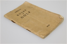 1936 Official Rules of Golf Booklet - March