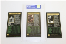 Tiger Woods NM7, Arnold Palmer, & Ben Hogan The Masters Collection Cards