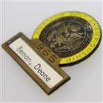 Deane Beman's 1965 US Amateur Championship Contestant Badge