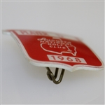 Deane Beman's 1968 Masters Tournament Contestant Badge #5 - Bob Goalby Winner