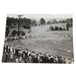 Paul Runyan & Bobby Cruickshank Press Photo on 18th Green at 1936 US Open at Baltusrol