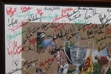 1994 McDonald's LPGA Championship Poster Signed by Field - Framed JSA ALOA