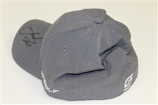 Jordan Spieth Signed Under Armor Logo Charcoal Gray Hat JSA #P76656