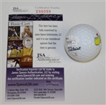 Nick Faldo Signed Masters Logo Golf Ball JSA #T66099