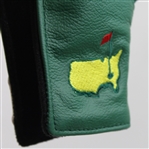 Masters Undated Green & White Leather Putter Cover