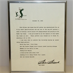 Sam Snead Personal 1950's Wilson Pay-Off Putter with Signed Letter JSA ALOA