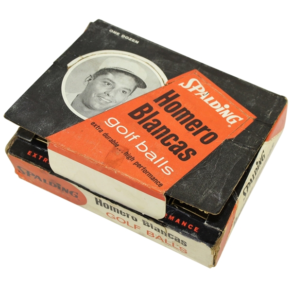 Homero Blancas Spalding Extra Durable High Performance Dozen Golf Balls - Circa 1963