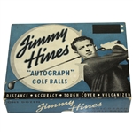 Jimmy Hines "Autograph" Golf Balls Box with One Golf Ball