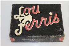Lou Ferris Vintage Golf Ball Box with Seven Golf Balls - Circa 1950