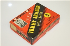 Three Vintage Golf Ball Boxes - Tommy Armour, Glasgow, & Harvester Club
