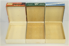 Three Vintage Golf Ball Boxes - Tommy Armour, Glasgow, & Harvester Club