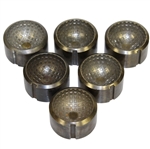 Set of Six Mesh Golf Ball Molds - Found in Worthington Golf Ball Factory