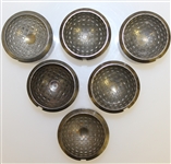 Set of Six Mesh Golf Ball Molds - Found in Worthington Golf Ball Factory