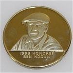 Ben Hogan 1999 Memorial Tournament Honoree Coin - Bob Coffin Ben Hogan Collection
