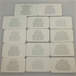 Ben Hogan's Personal River Crest Country Club Membership Cards - Fourteen Cards!