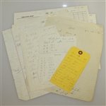 Ben Hogan's Personal Specifications, Notes, & Information for Personal Wood Clubs - Unique