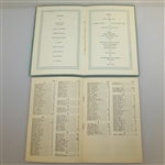 1938 St. Andrews Golden Jubilee Anniversary Banquet Program & Dinner Menu