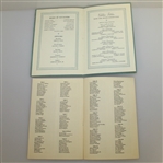 1938 St. Andrews Golden Jubilee Anniversary Banquet Program & Dinner Menu