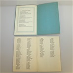 1938 St. Andrews Golden Jubilee Anniversary Banquet Program & Dinner Menu