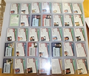 Thirty-Five Signed Pro-Set Golf Cards JSA ALOA