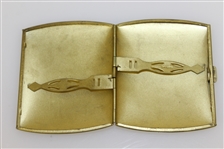 Circa 1930 Enameled Hand Painted & Glazed Cigarette Case - Made in Germany 