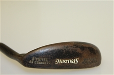 Full Set of Stainless Top-Flite Irons w/Robert T. Jones 1-2-3 Woods & Spalding Putter with Canvas Bag
