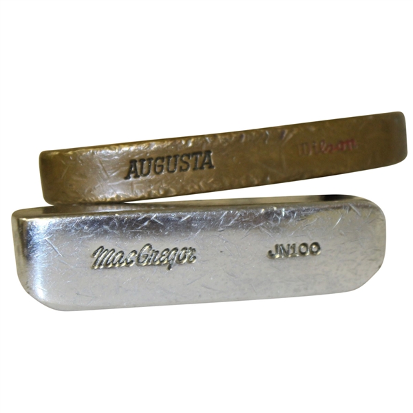 Wilson Augusta Brass Model Putter & MacGregor Jack Nicklaus JN100 Model Putter