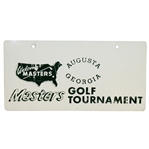 Vintage Masters Golf Tournament Metal License Plate