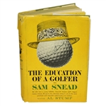 Sam Snead Signed The Education of a Golfer 1962 Book - Signed on Cover JSA ALOA